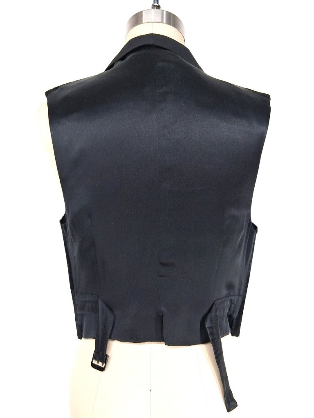RALPH LAUREN Pony Hair Calf Vest Silk Shawl Collar Black Western Tuxedo SZ 6 NWT - Picture 5 of 12